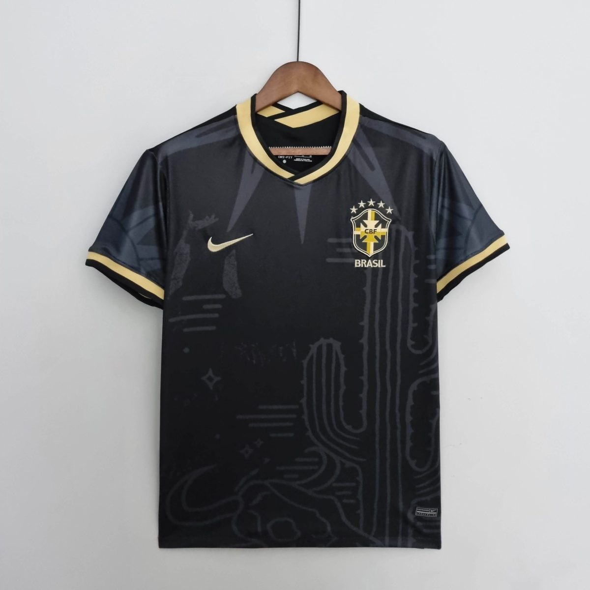 2022 Brazil Special Edition Black Football Jersey