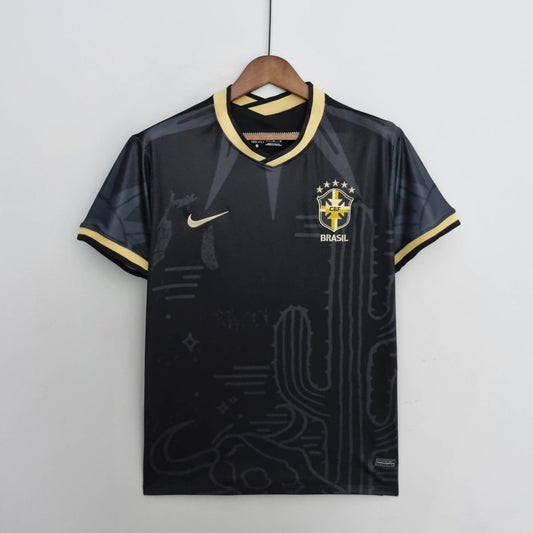 2022 Brazil Special Edition Black Football Jersey