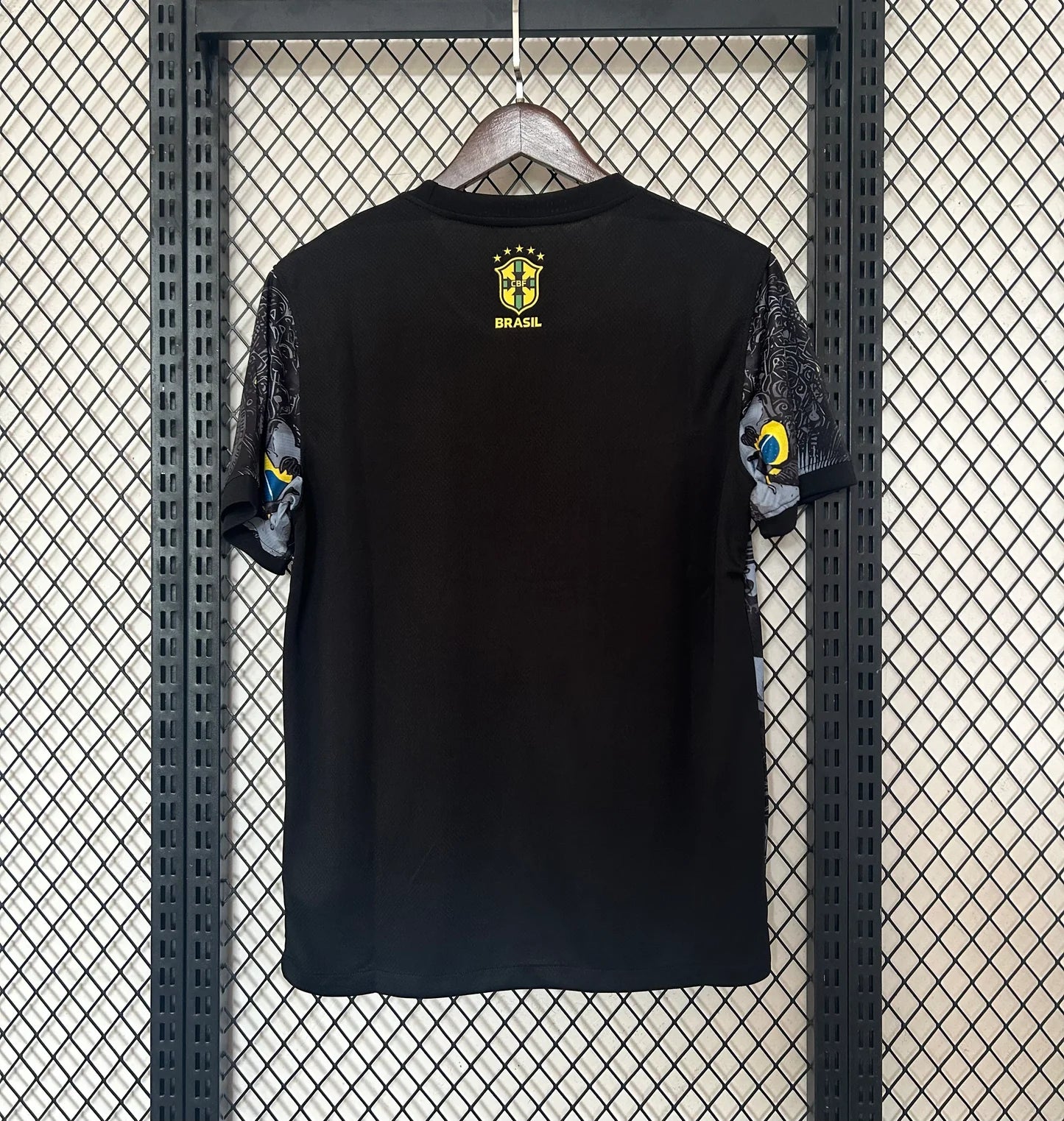 2024 Brazil Special Edition Jesus Black Gray Jersey