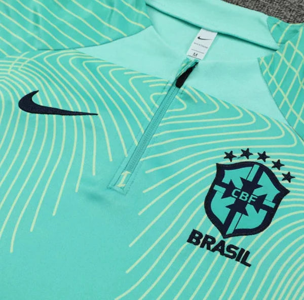 BRAZIL DARK BLUE AND GREEN TRACKSUIT