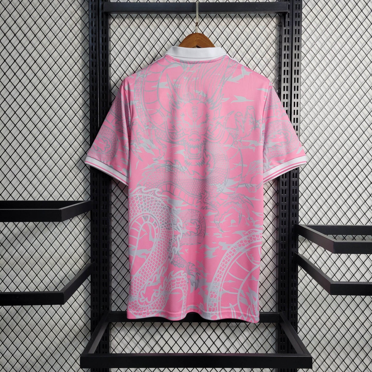 2023/2024 Real Madrid Dragon Pink Football Shirt