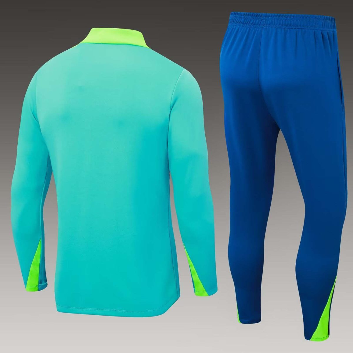 2024 Brazil Blue and green tracksuit
